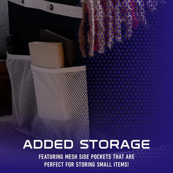 Franklin Sports NFL Storage Footlocker Bins  Large Folding Organizer Containers  NFL Team Office Bedroom  Living Room Dcor  Large  Small BinsBaltimore Ravens