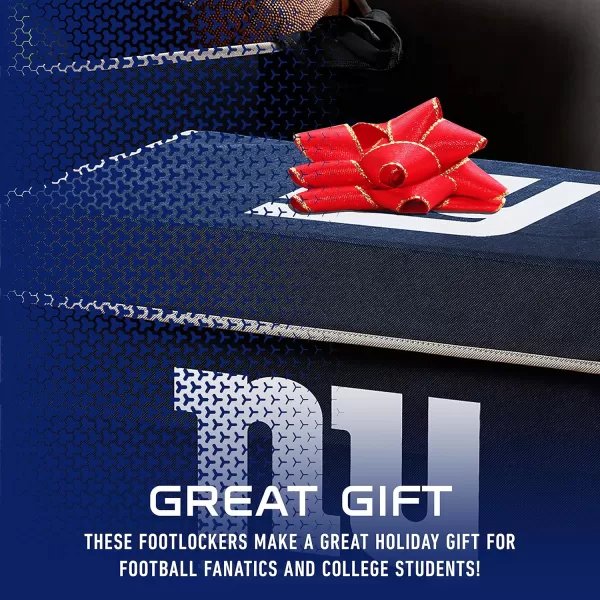 Franklin Sports NFL Storage Footlocker Bins  Large Folding Organizer Containers  NFL Team Office Bedroom  Living Room Dcor  Large  Small BinsNew York Giants