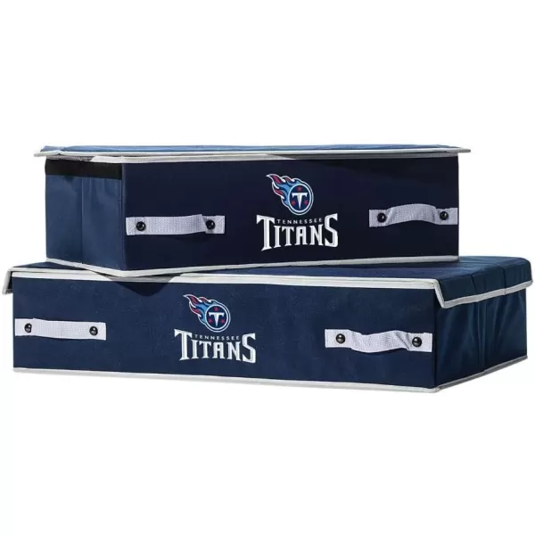 Franklin Sports NFL Under Bed Storage Bins  Folding Organizer Containers  NFL Team Office Bedroom  Living Room DcorJacksonville Jaguars