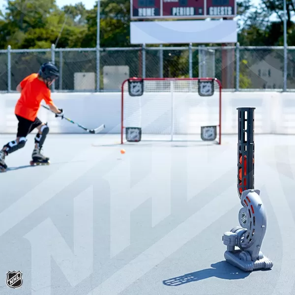 Franklin Sports NHL Automatic Hockey Ball Passer Machine  Kids One Timer Shooting Practice Trainer  Perfect Youth Hockey Training Equipment  Toy