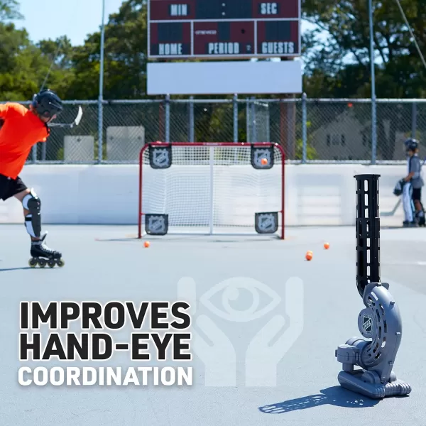 Franklin Sports NHL Automatic Hockey Ball Passer Machine  Kids One Timer Shooting Practice Trainer  Perfect Youth Hockey Training Equipment  Toy