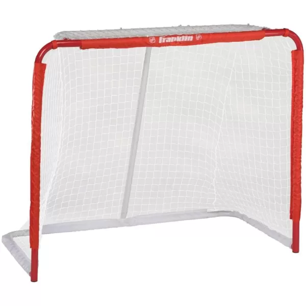 Franklin Sports NHL Hockey Goal Replacement Net  50quot Junior Size Goal Replacement Netting  Outdoor Street Hockey Goal Net  Easy Attach Youth Size Net  50quot x 42quot x 26quotWhite