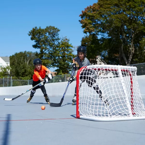 Franklin Sports NHL Mini Steel Street Hockey Goal  Kids Mini Skills Street Hockey Net  28quot x 20quot  Perfect Youth Training Goal