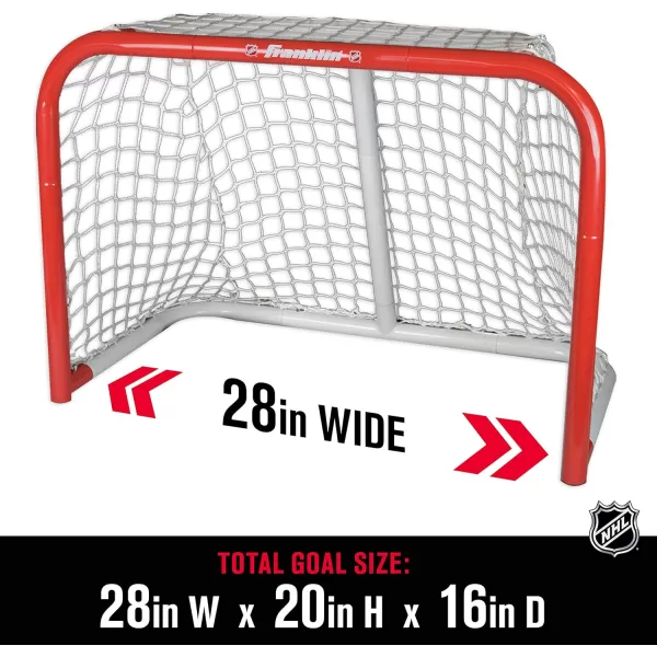 Franklin Sports NHL Mini Steel Street Hockey Goal  Kids Mini Skills Street Hockey Net  28quot x 20quot  Perfect Youth Training Goal
