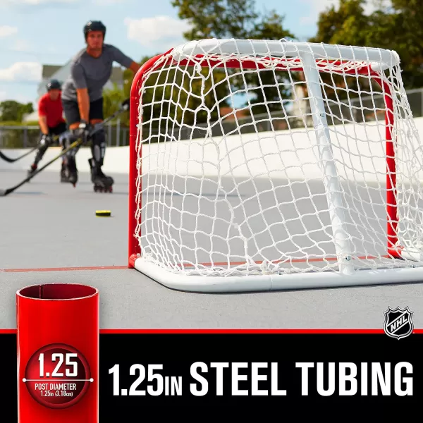 Franklin Sports NHL Mini Steel Street Hockey Goal  Kids Mini Skills Street Hockey Net  28quot x 20quot  Perfect Youth Training Goal