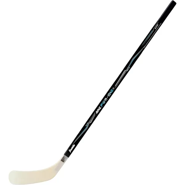Franklin Sports Street Hockey Sticks  Youth Street Hockey Stick  Wood and Fiberglass Shaft  ABS BladeBlackBlue