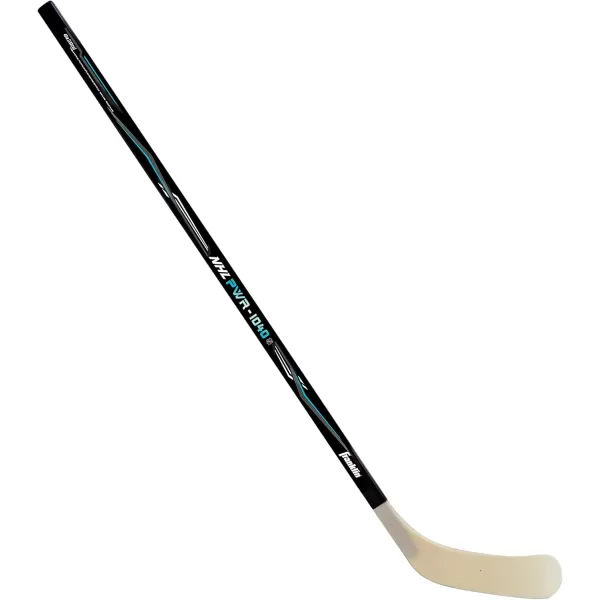 Franklin Sports Street Hockey Sticks  Youth Street Hockey Stick  Wood and Fiberglass Shaft  ABS BladeBlackBlue