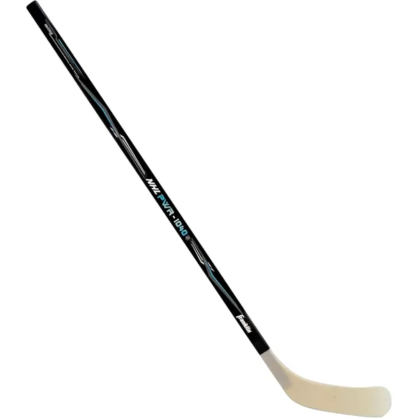 Franklin Sports Street Hockey Sticks  Youth Street Hockey Stick  Wood and Fiberglass Shaft  ABS BladeBlackBlue
