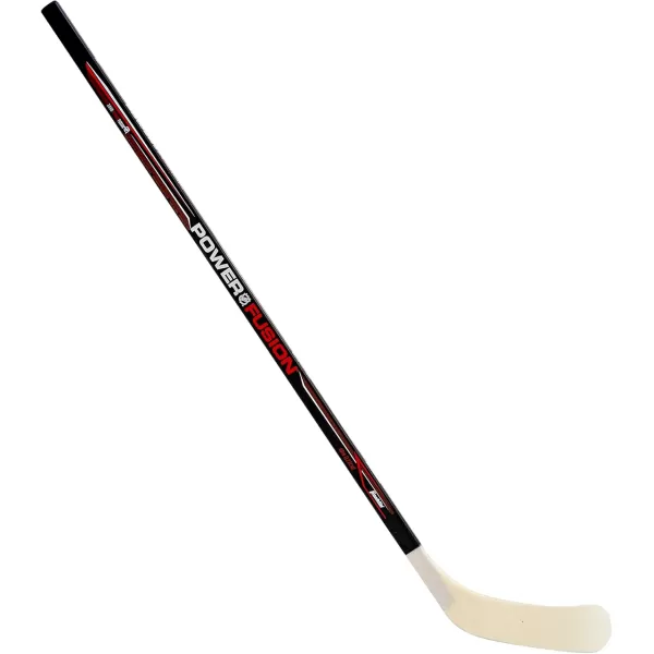 Franklin Sports Street Hockey Sticks  Youth Street Hockey Stick  Wood and Fiberglass Shaft  ABS BladeBlackRed