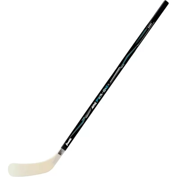 Franklin Sports Street Hockey Sticks  Youth Street Hockey Stick  Wood and Fiberglass Shaft  ABS BladeBlackBlue