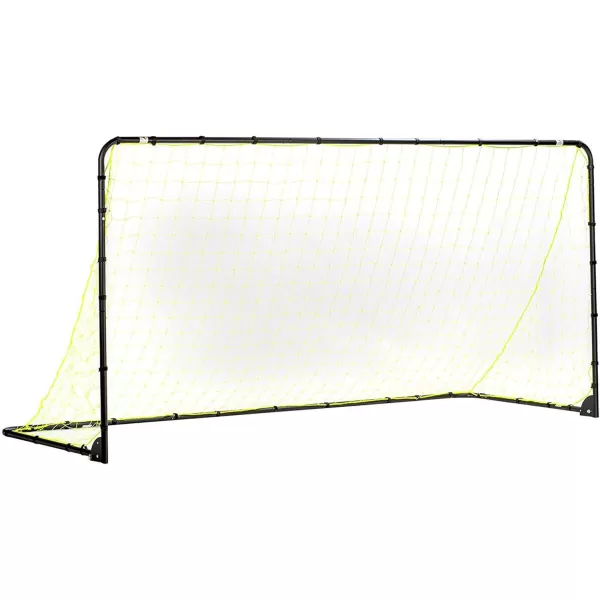 Franklin Sports Competition Soccer Goals  Backyard Portable Steel Soccer Goals  Adult  Youth Soccer Goal with Net  Ground Stakes Included  Multiple Sizes  ColorsBlack