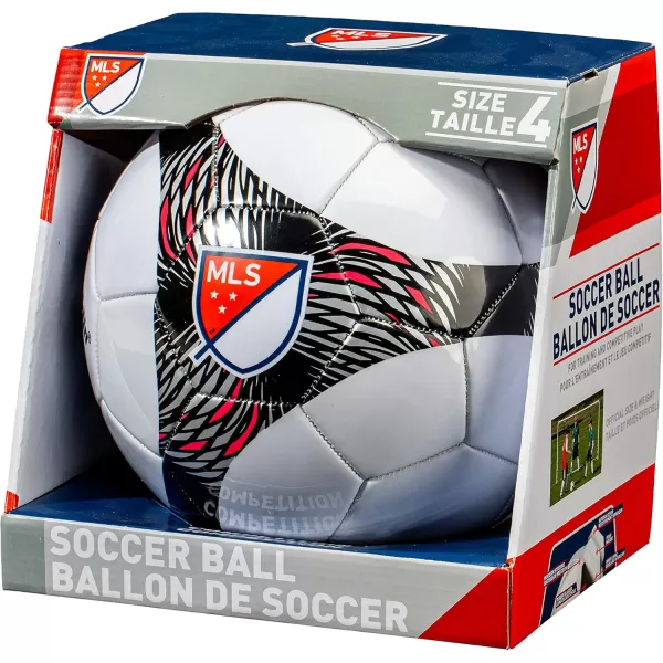 Franklin Sports MLS Pro Vent Soccer Ball  Soft Cover  Official Size and Weight Soccer Ball  Air Pump IncludedSize 5  Ages 13  Over