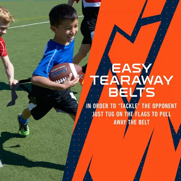 Franklin Sports NFL Flag Football Sets  NFL Team Flag Football Belts and Flags  Flag Football Equipment for Kids and AdultsDenver Broncos