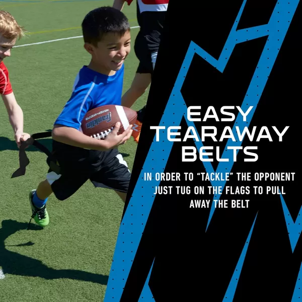 Franklin Sports NFL Flag Football Sets  NFL Team Flag Football Belts and Flags  Flag Football Equipment for Kids and AdultsDetroit Lions