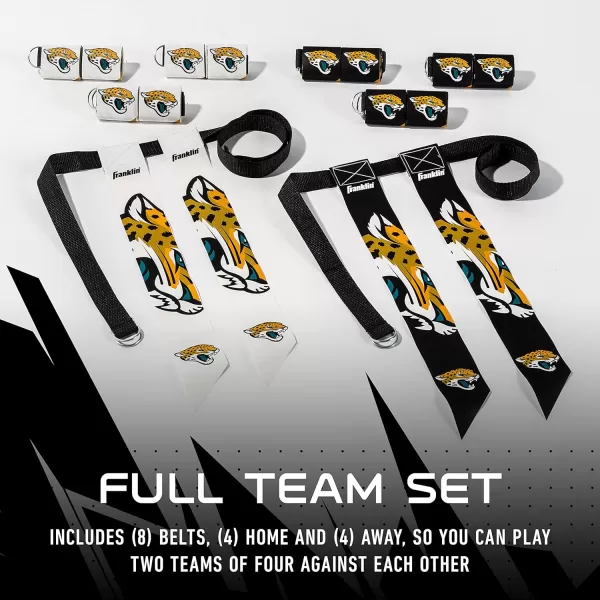 Franklin Sports NFL Flag Football Sets  NFL Team Flag Football Belts and Flags  Flag Football Equipment for Kids and AdultsJacksonville Jaguars