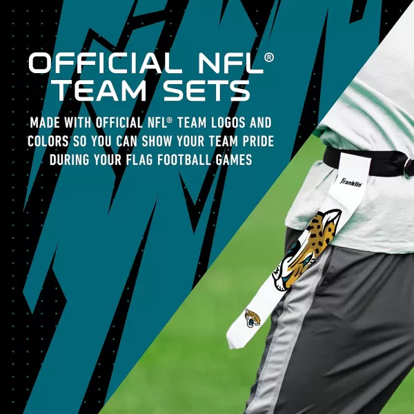 Franklin Sports NFL Flag Football Sets  NFL Team Flag Football Belts and Flags  Flag Football Equipment for Kids and AdultsJacksonville Jaguars