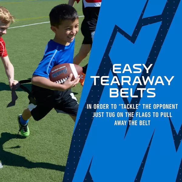 Franklin Sports NFL Flag Football Sets  NFL Team Flag Football Belts and Flags  Flag Football Equipment for Kids and AdultsLos Angeles Chargers