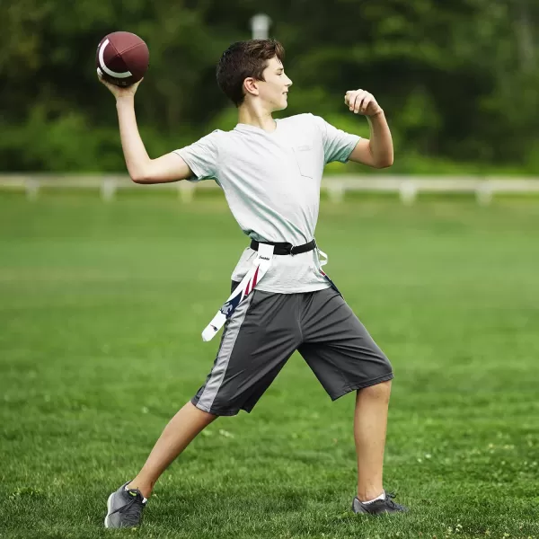 Franklin Sports NFL Flag Football Sets  NFL Team Flag Football Belts and Flags  Flag Football Equipment for Kids and AdultsNew England Patriots