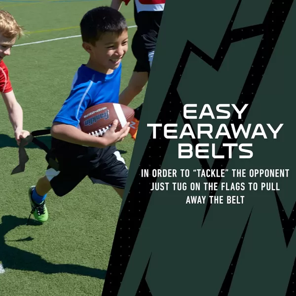 Franklin Sports NFL Flag Football Sets  NFL Team Flag Football Belts and Flags  Flag Football Equipment for Kids and AdultsNew York Jets