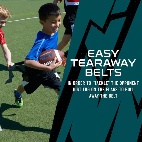 Franklin Sports NFL Flag Football Sets  NFL Team Flag Football Belts and Flags  Flag Football Equipment for Kids and AdultsPhiladelphia Eagles