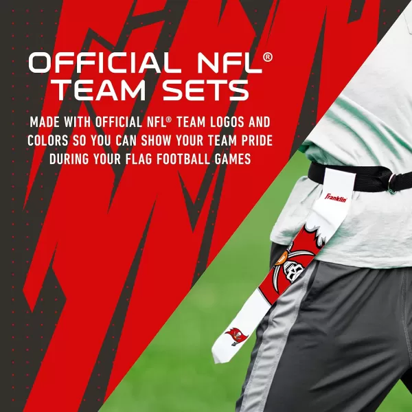 Franklin Sports NFL Flag Football Sets  NFL Team Flag Football Belts and Flags  Flag Football Equipment for Kids and AdultsTampa Bay Buccaneers