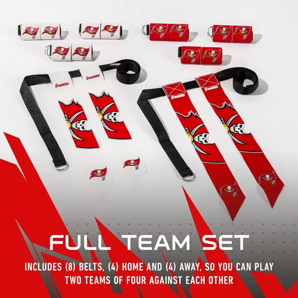 Franklin Sports NFL Flag Football Sets  NFL Team Flag Football Belts and Flags  Flag Football Equipment for Kids and AdultsTampa Bay Buccaneers