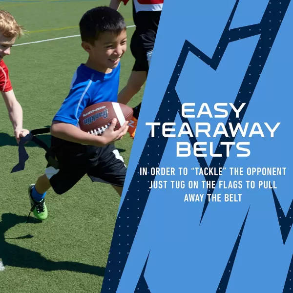 Franklin Sports NFL Flag Football Sets  NFL Team Flag Football Belts and Flags  Flag Football Equipment for Kids and AdultsTennessee Titans