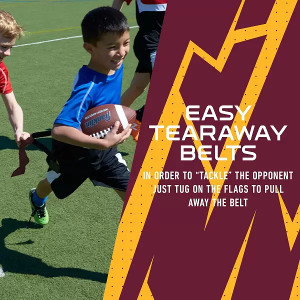 Franklin Sports NFL Flag Football Sets  NFL Team Flag Football Belts and Flags  Flag Football Equipment for Kids and AdultsWashington Commanders