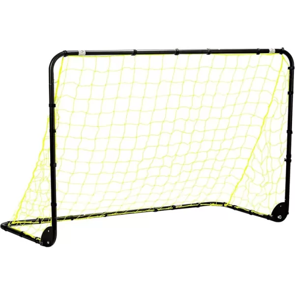 Franklin Sports Competition Soccer Goals  Backyard Portable Steel Soccer Goals  Adult  Youth Soccer Goal with Net  Ground Stakes Included  Multiple Sizes  ColorsBlack