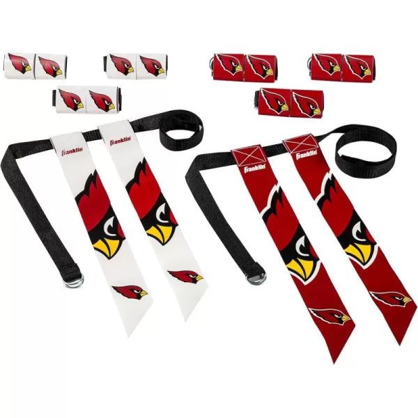 Franklin Sports NFL Flag Football Sets  NFL Team Flag Football Belts and Flags  Flag Football Equipment for Kids and AdultsArizona Cardinals