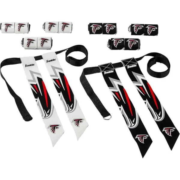 Franklin Sports NFL Flag Football Sets  NFL Team Flag Football Belts and Flags  Flag Football Equipment for Kids and AdultsAtlanta Falcons