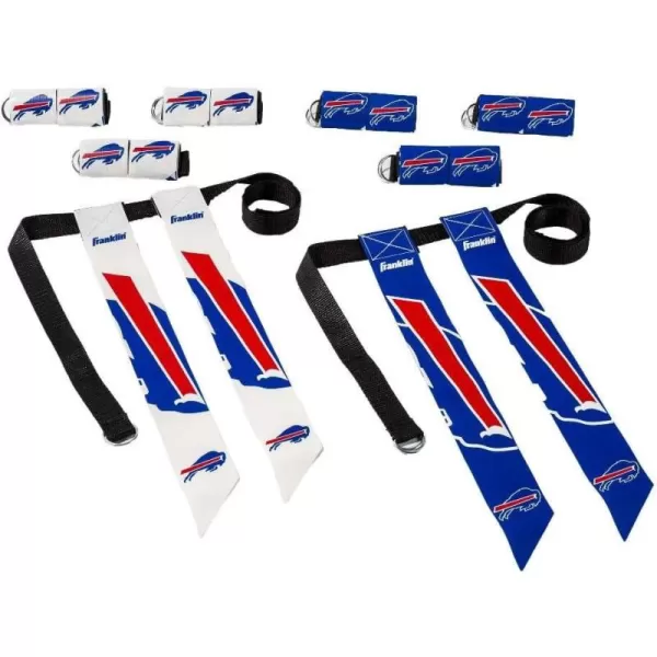Franklin Sports NFL Flag Football Sets  NFL Team Flag Football Belts and Flags  Flag Football Equipment for Kids and AdultsBuffalo Bills
