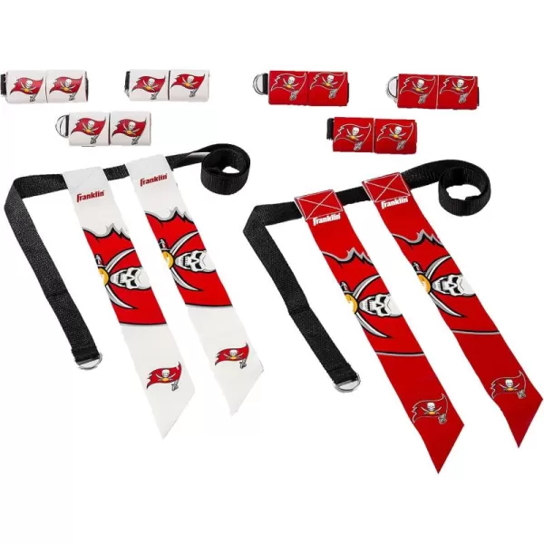 Franklin Sports NFL Flag Football Sets  NFL Team Flag Football Belts and Flags  Flag Football Equipment for Kids and AdultsTampa Bay Buccaneers