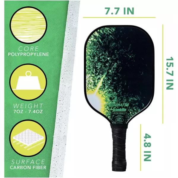 Franklin Sports Pickleball 2Player Carbon Fiber Paddle and X40 Pickleball Set