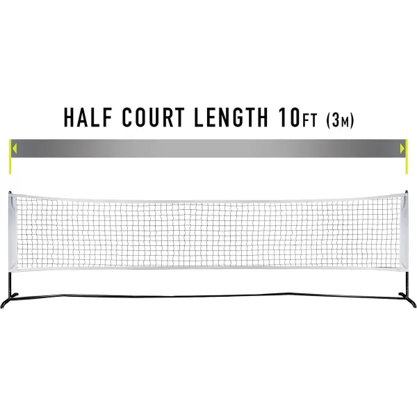 Franklin Sports Pickleball Net Set Outdoor Portable Pickleball Court Net  2 Paddles  2 Pickleballs  Half Court Set