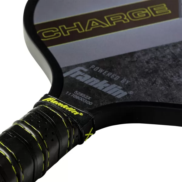Franklin Sports Pickleball Paddle  PMI Core XCharge Pickleball Racket  Gray  USA Pickleball USAPA Approved