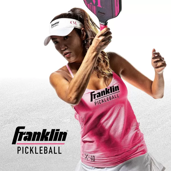 Franklin Sports Pro Pickleball Paddles  Christine McGrath Pro Player Tournament Pickleball Paddles  Polypropylene Paddle with Max Grit Surface  USA Pickleball USAPA Approved  13mm  16mm CoresPurple