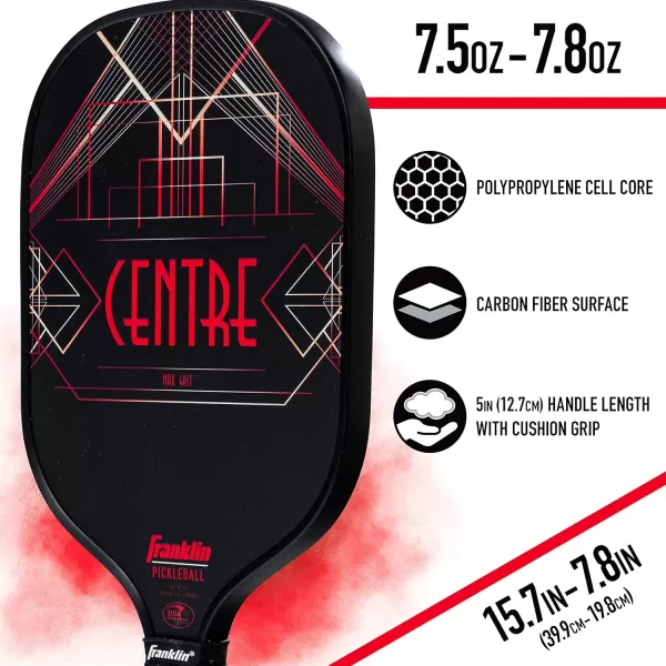 Franklin Sports Pro Pickleball Paddles  Pro Player Carbon Fiber Tournament Pickleball Paddles  USA Pickleball USAPA Approved  13mm Core13mm