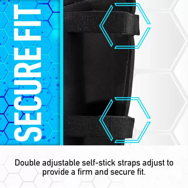 Franklin Sports Soccer Shin Guards for Youth  Adults  Superlight Shin Guards for Men Women  Kids  2 Shin Guard Set for Boys  GirlsWhiteBlack