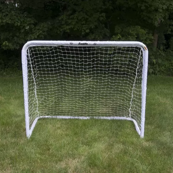 Franklin Sports Steel Goal  All Sport Soccer Lacrosse Field Hockey and Street Hockey Goal  50quotx42quot Youth Goal and Net  Backyard Goal