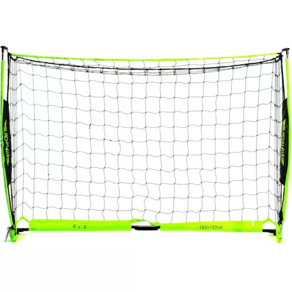 Franklin Sports Deluxe Blackhawk Soccer Goal  Pop Up Backyard Soccer Nets  Foldable Indoor  Outdoor Soccer Goals  Portable Adult  Kids Soccer Goal  6 x 4 Foot Soccer Net  Optic Yellow