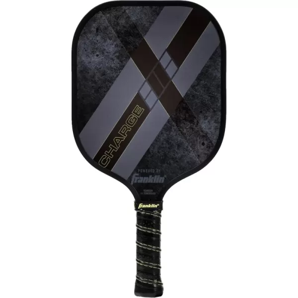 Franklin Sports Pickleball Paddle  PMI Core XCharge Pickleball Racket  Gray  USA Pickleball USAPA Approved