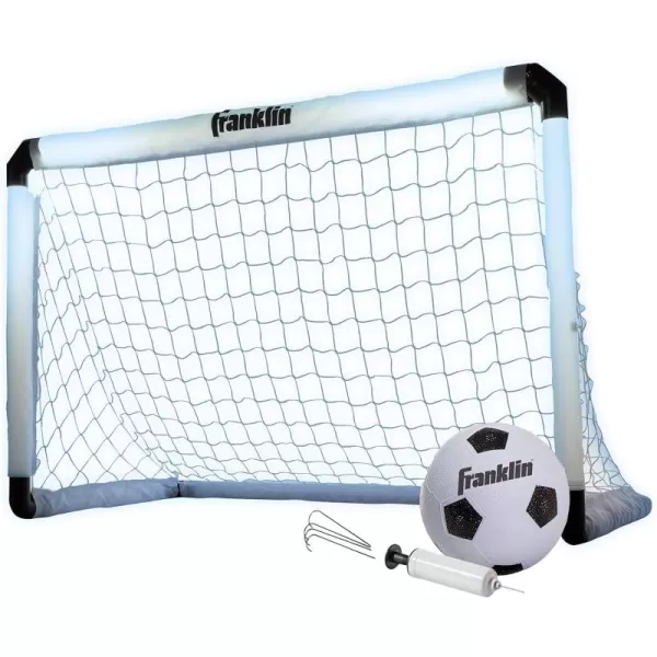 Franklin Sports Soccer Goal and Ball  Glow In The DarkLight Up  395 x 255 Goal