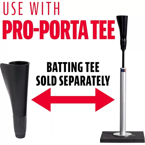 Franklin Sports BaseballSoftball Batting TeeMLB Pro Porta Hitting TeePortable Weighted Batting Tee SoftbalAdjustable TeePro Porta Tee Topper