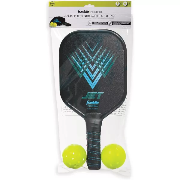 Franklin Sports Beginner Pickleball Sets  2  4 Player Sets  Aluminum Paddles  X40 Pickleballs  USA Pickleball USAPA Approved2 Player Set