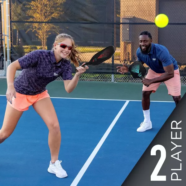Franklin Sports Beginner Pickleball Sets  2  4 Player Sets  Aluminum Paddles  X40 Pickleballs  USA Pickleball USAPA Approved2 Player Set