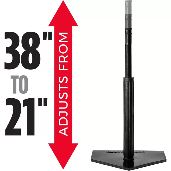 Franklin Sports HittingBatting Tee Stand for Baseball Teeball and Softball Practice  Adjustable  Heavy Duty