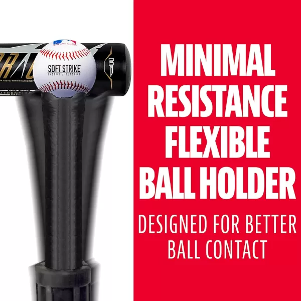 Franklin Sports Kids Baseball Batting Tee  3 Position Adjustable Youth Hitting Tee for Teeball Baseball  Softball  Durable Rubber Batting Tee  Black