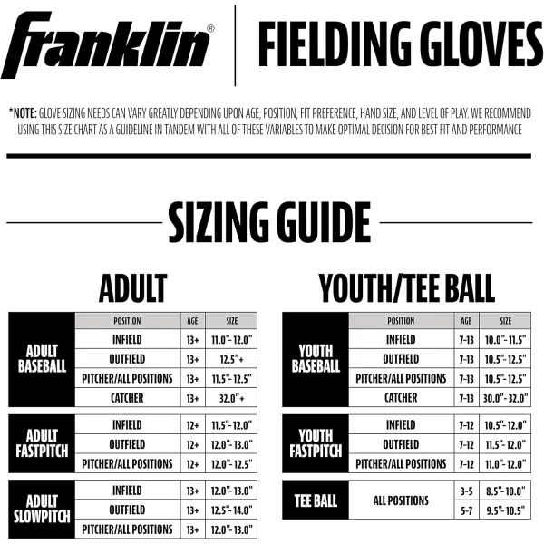 Franklin Sports Kids Baseball Glove  Ball Sets  Meshtek Youth Teeball Gloves for Kids  Toddlers  Left  Right Hand Throw Mitts  Glove Sets with Foam Balls  Boys  Girls Gloves  95quot InchBlackGold