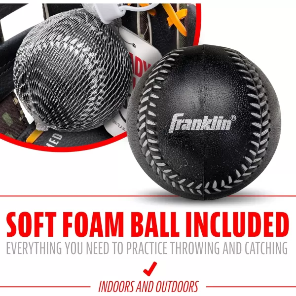 Franklin Sports Kids Baseball Gloves  RTP Youth Teeball Glove  Ball Set  Boys  Girls Teeball Mitt Set  Kids  Toddlers  95quotOrange